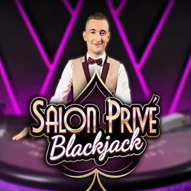 Blackjack Salon Privé slot visual from Ezugi available on vegasinoau.com