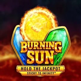 Burning Sun slot logo by Wazdan at Vegasino CasinoBurning Sun