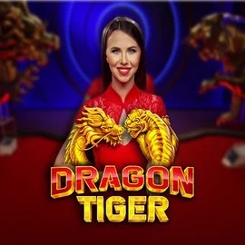 Dragon Tiger (Live) game by Pragmatic Play – logo hosted on Vegasino Casino
