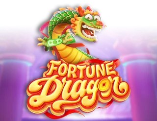 Fortune Dragon slot logo by PG Soft at Vegasino Casino