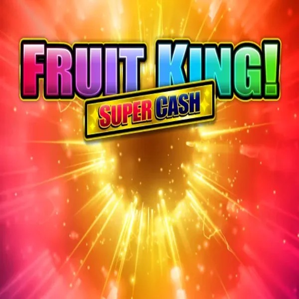 Official Slots logo: Fruit King Super Cash by Greentube at Vegasino Casino