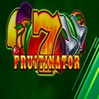 Logo of Fruitinator Jackpot King from Blueprint Gaming at Vegasino Casino