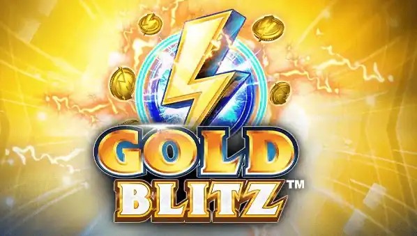Gold Blitz logo by Fortune Factory Studios Vegasino Casino