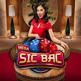 Mega Sic Bac online game logo by Pragmatic Play on vegasinoau.com