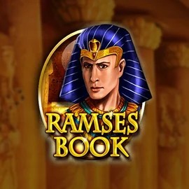 Ramses Book Deluxe slot logo by Gamomat at Vegasino CasinoRamses Book Deluxe